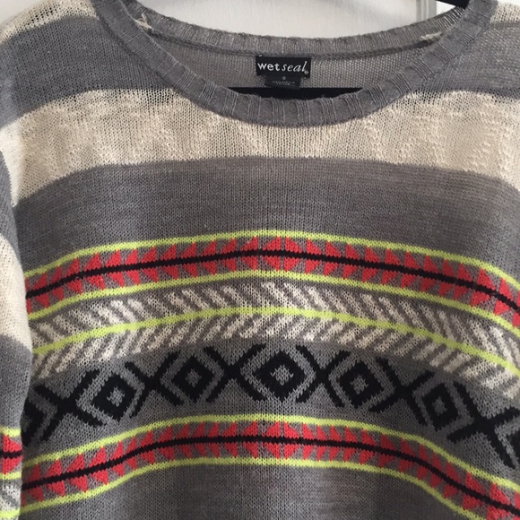 Wet seal semi sheer sweater - Picture 3 of 3